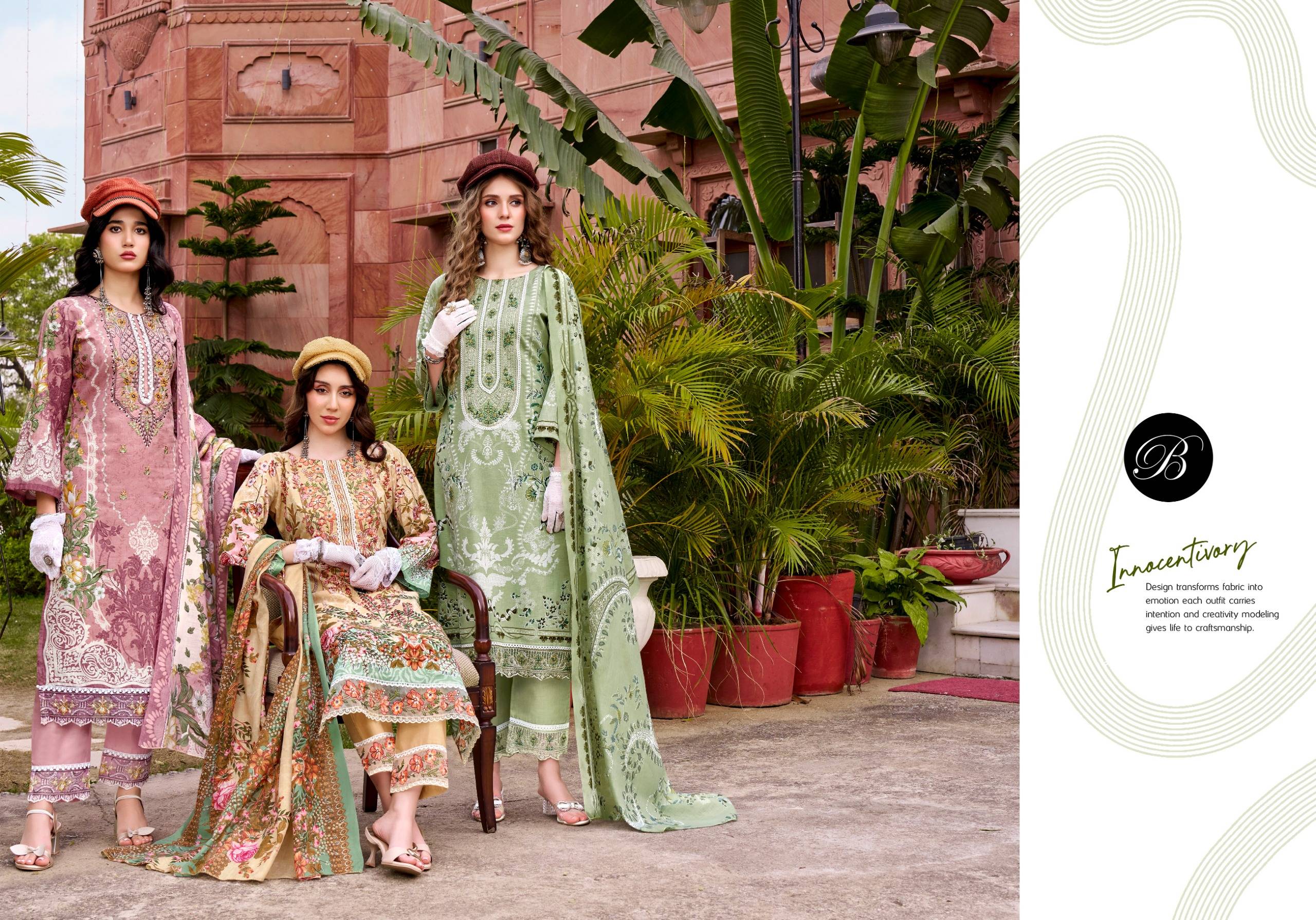  GULISTAAN by BelliZa DesigNer 949-001 TO 949-008 SERIES Pakistani Stylish Embroidered PURE COTTON COLLECTION At Wholesale Price